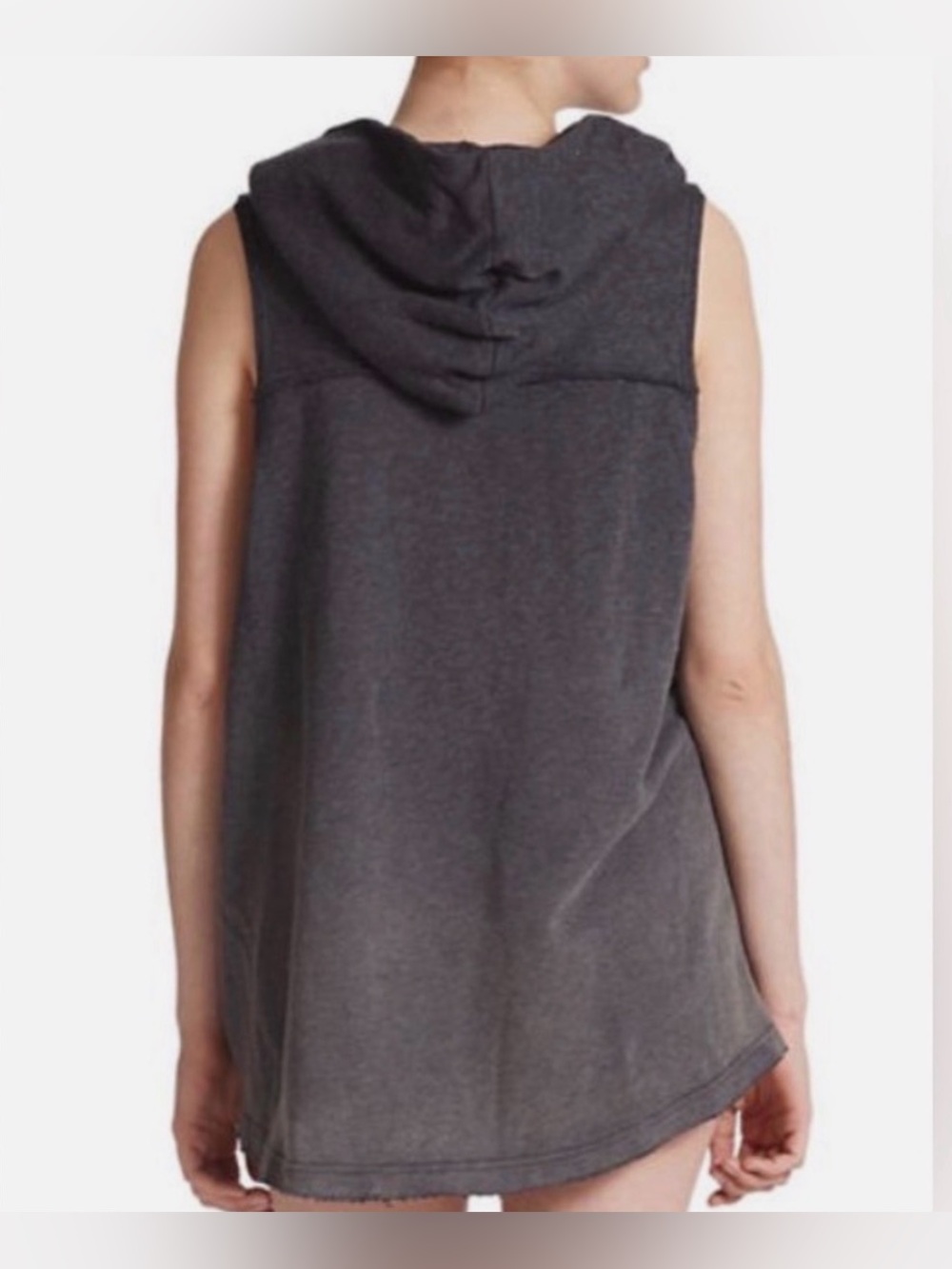 Free People • Vintage Beach Day • Sleeveless Hooded Pullover - Picture 3 of 10
